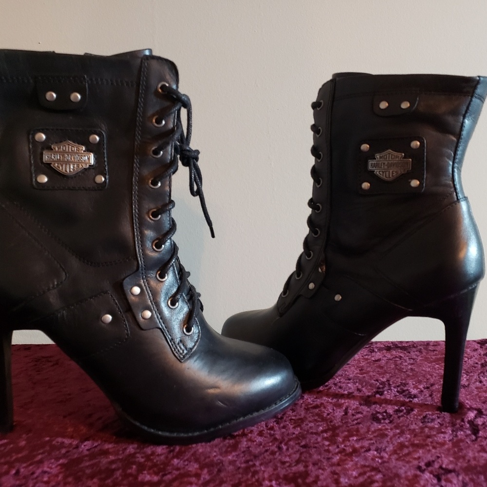 Harley Davidson Ankle High Boots